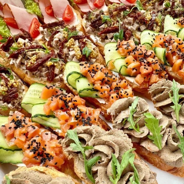 Брускетта "4 вкуса иксель" в Стамбуле