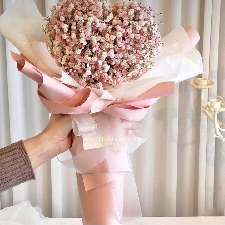 Сердце из гипсофилы  в Стамбуле